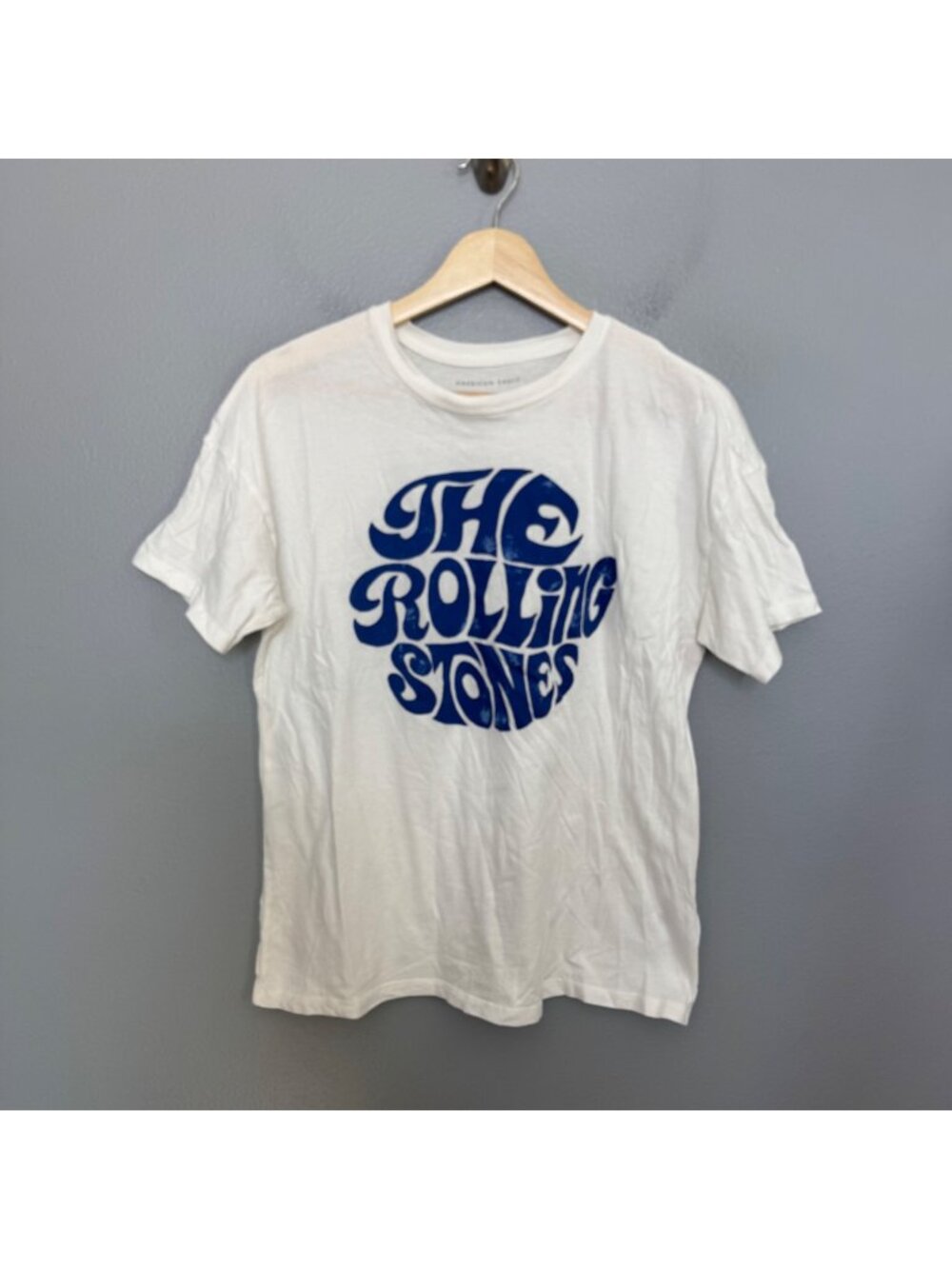 AMERICAN EAGLE rolling stones front & back graphic tee size S